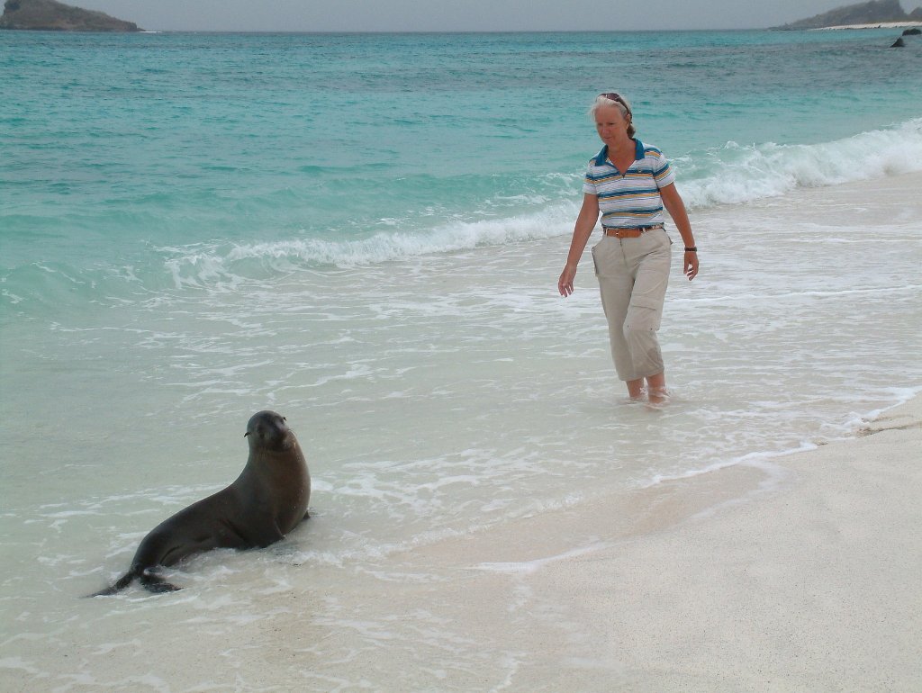 17-Marjolijn with Sea Lion.jpg - Marjolijn with Sea Lion